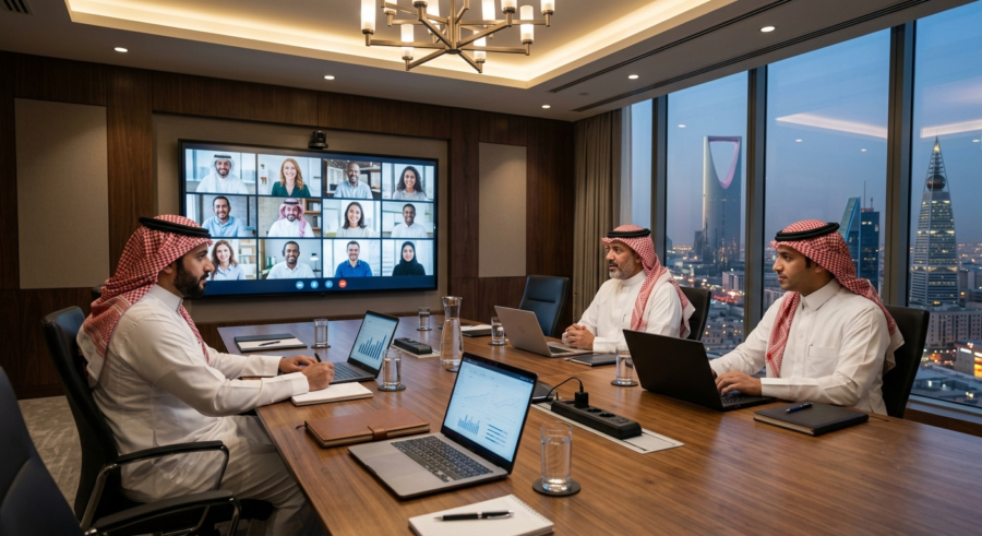 الاجتماعات الهجينة